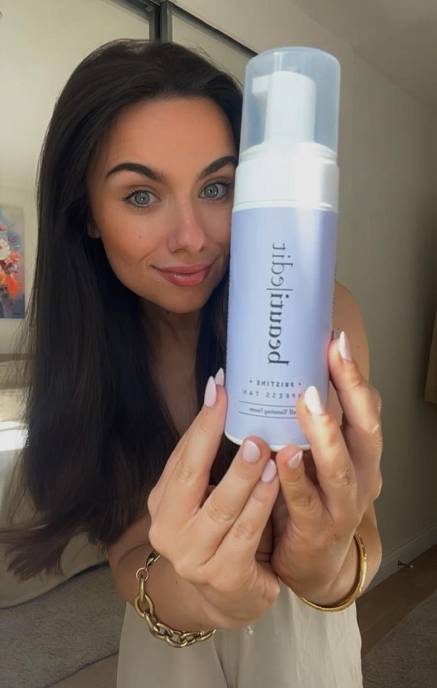 Pristine Express Self Tanning Foam | Fast-Acting Self-Tanner for a Natural Glow